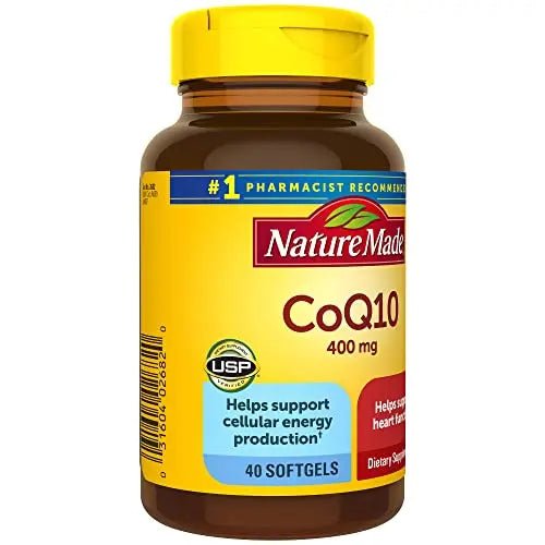 Nature Made CoQ10 400mg, Dietary Supplement for Heart Health Support, 40 Softgels - TrustMedUSA