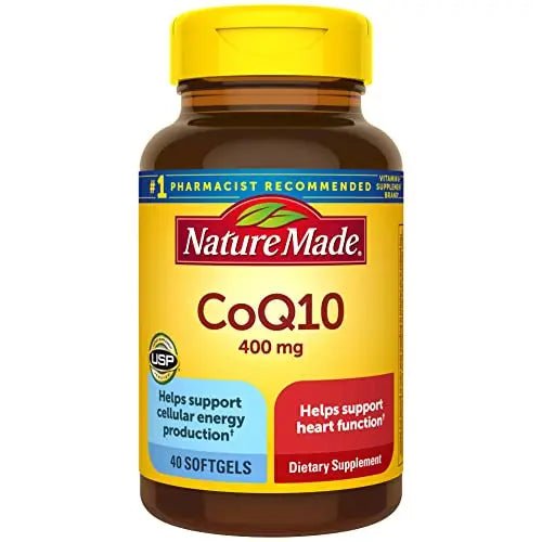 Nature Made CoQ10 400mg, Dietary Supplement for Heart Health Support, 40 Softgels - TrustMedUSA