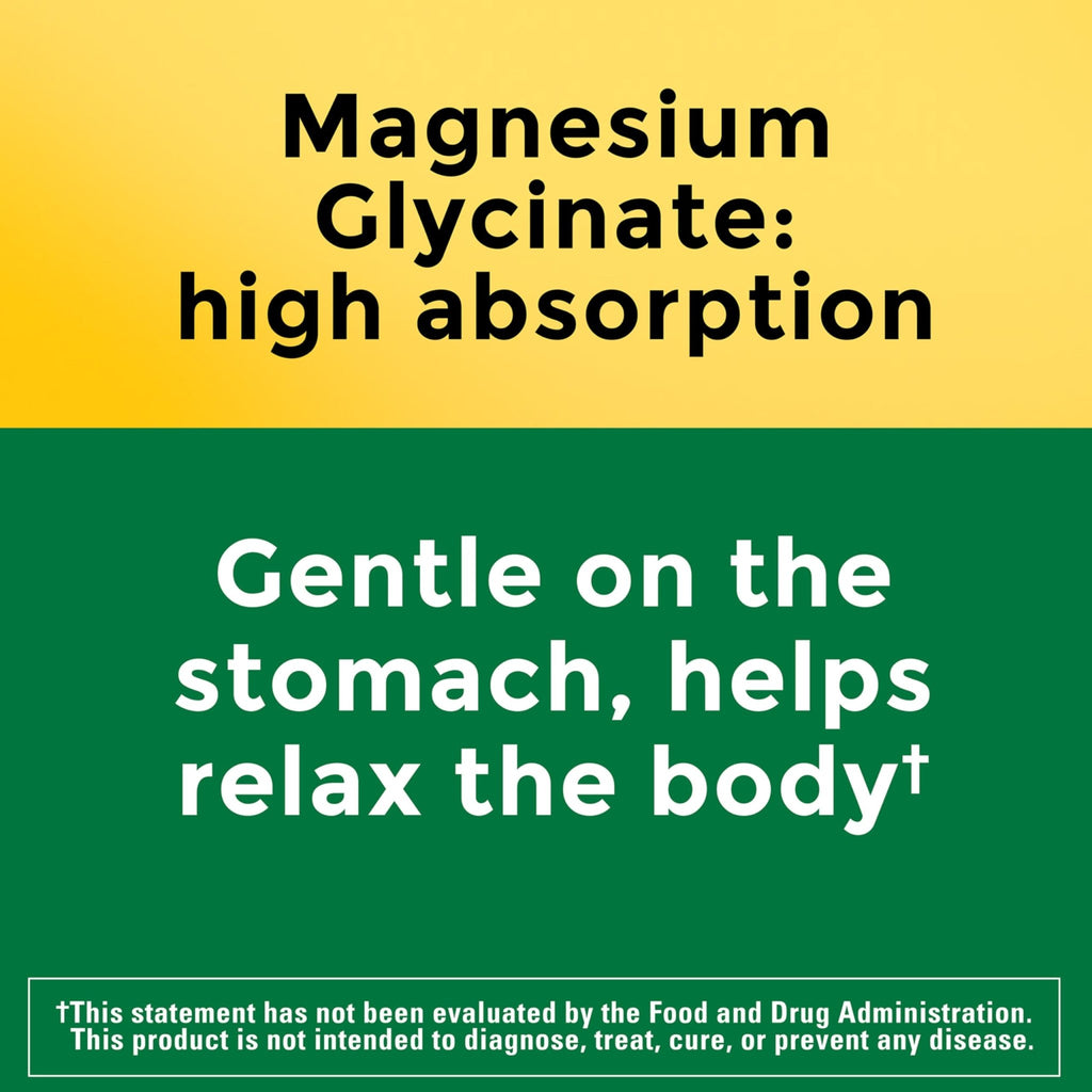 Nature Made High Absorption Magnesium Glycinate Gummies 100 mg per Serving, Muscle, Nerve, Bone and Heart Support - TrustMedUSA