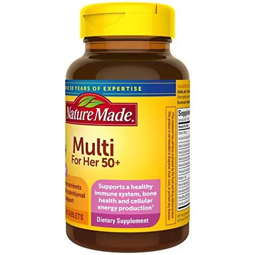 Nature Made Multivitamin For Her 50+ with No Iron, Womens Multivitamin for Daily Nutrition - TrustMedUSA