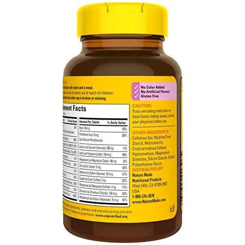 Nature Made Multivitamin For Her 50+ with No Iron, Womens Multivitamin for Daily Nutrition - TrustMedUSA