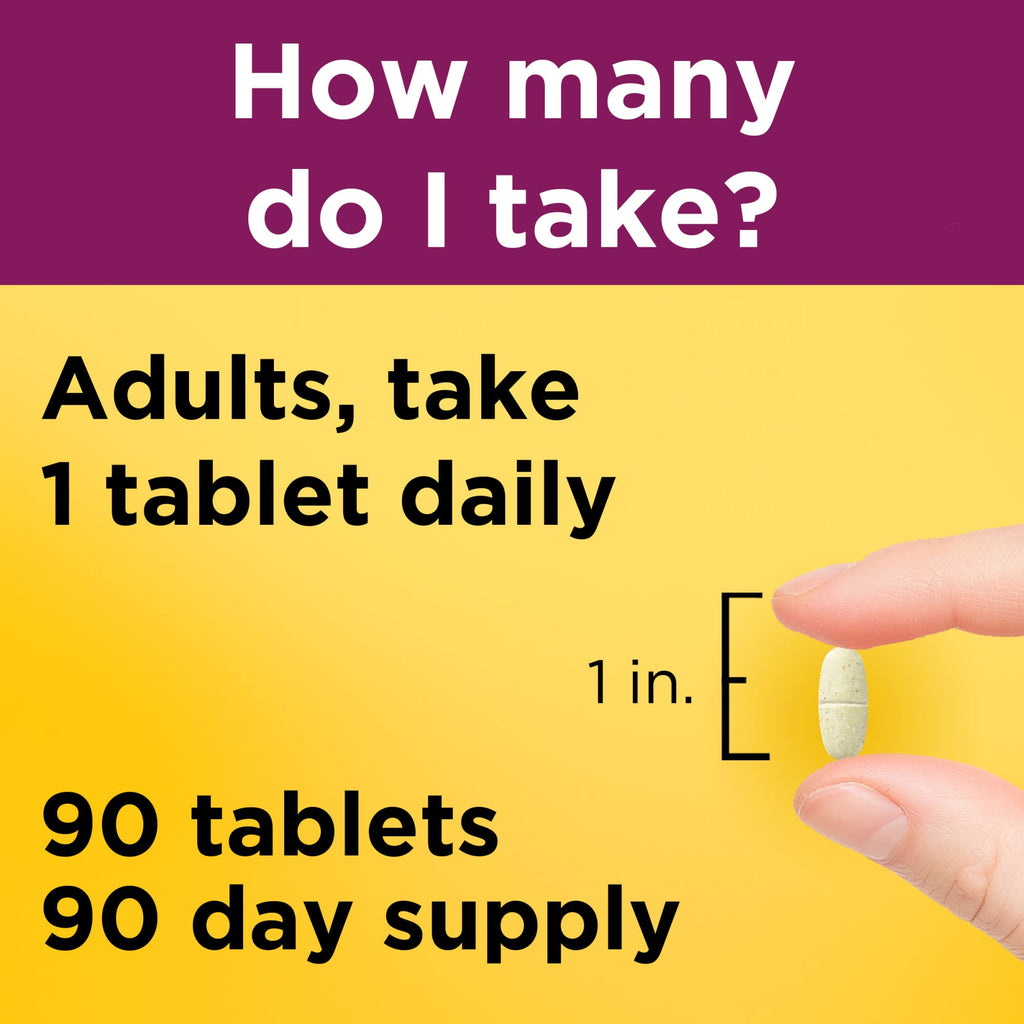 Nature Made Multivitamin For Women 50+ No Iron, Multivitamins for Women 50 Plus, Daily Nutritional Support, Nature Made Multi Vitamins, 90 Tablets, 90 Day Supply - TrustMedUSA