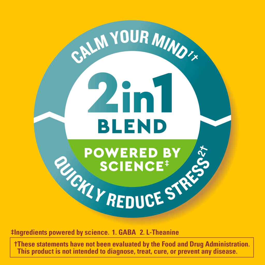 Nature Made Wellblends Stress Relief Gummies, L theanine 200mg to Help Reduce Stress, with GABA 100mg, Same Day Stress Support, 40 Strawberry Flavor Gummies - TrustMedUSA