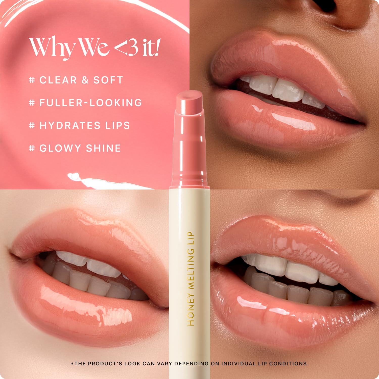 Nature Republic HONEY MELTING LIP (02 FIG) SOFT LIP STICK, Hydrating Gloss, Moisturizing balms, Sheer tint, Shine & Nude, Glowy Finish, korean make up - TrustMedUSA