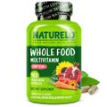 NATURELO Multivitamins for Teenage Girls/Boys, 180 Capsules, Whole Food Multivitamin with Minerals, Non-GMO, Vegetarian - TrustMedUSA