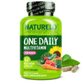 NATURELO One Daily Multivitamin for Women w/Vitamin B12, 60 Ct, Energy Support, Whole Food Daily Women Multivitamin Supplement, Nourish Hair/Skin/Nail, Non-GMO, No Soy, Gluten Free, 2 Month Supply - Maple Wellness Supplements