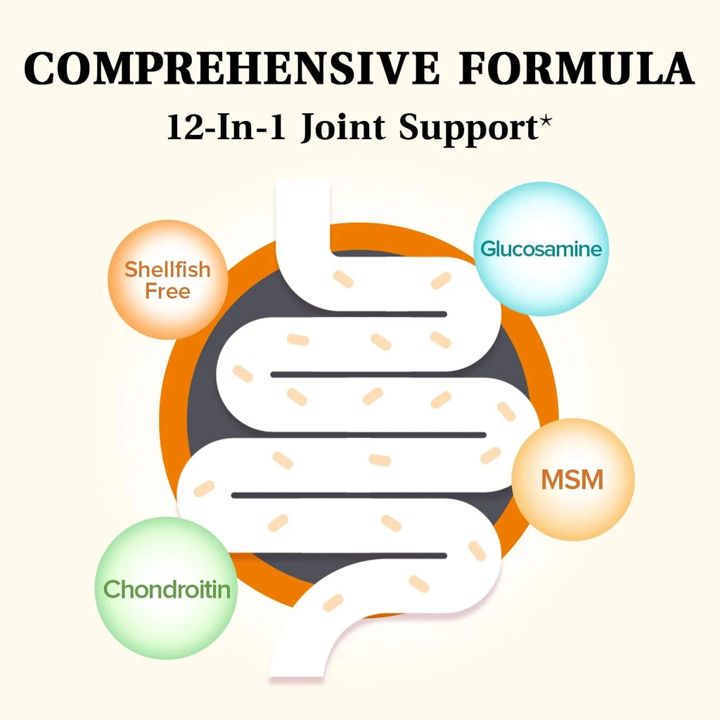 NatureMyst Glucosamine Chondroitin & MSM, Turmeric, Boswellia, Collagen, Hyaluronic - TrustMedUSA