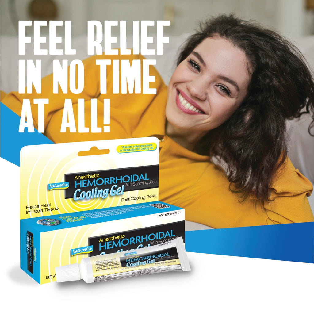 Natureplex Anesthetic Hemorrhoidal Cooling Gel with Soothing Aloe (6 Pack) - TrustMedUSA