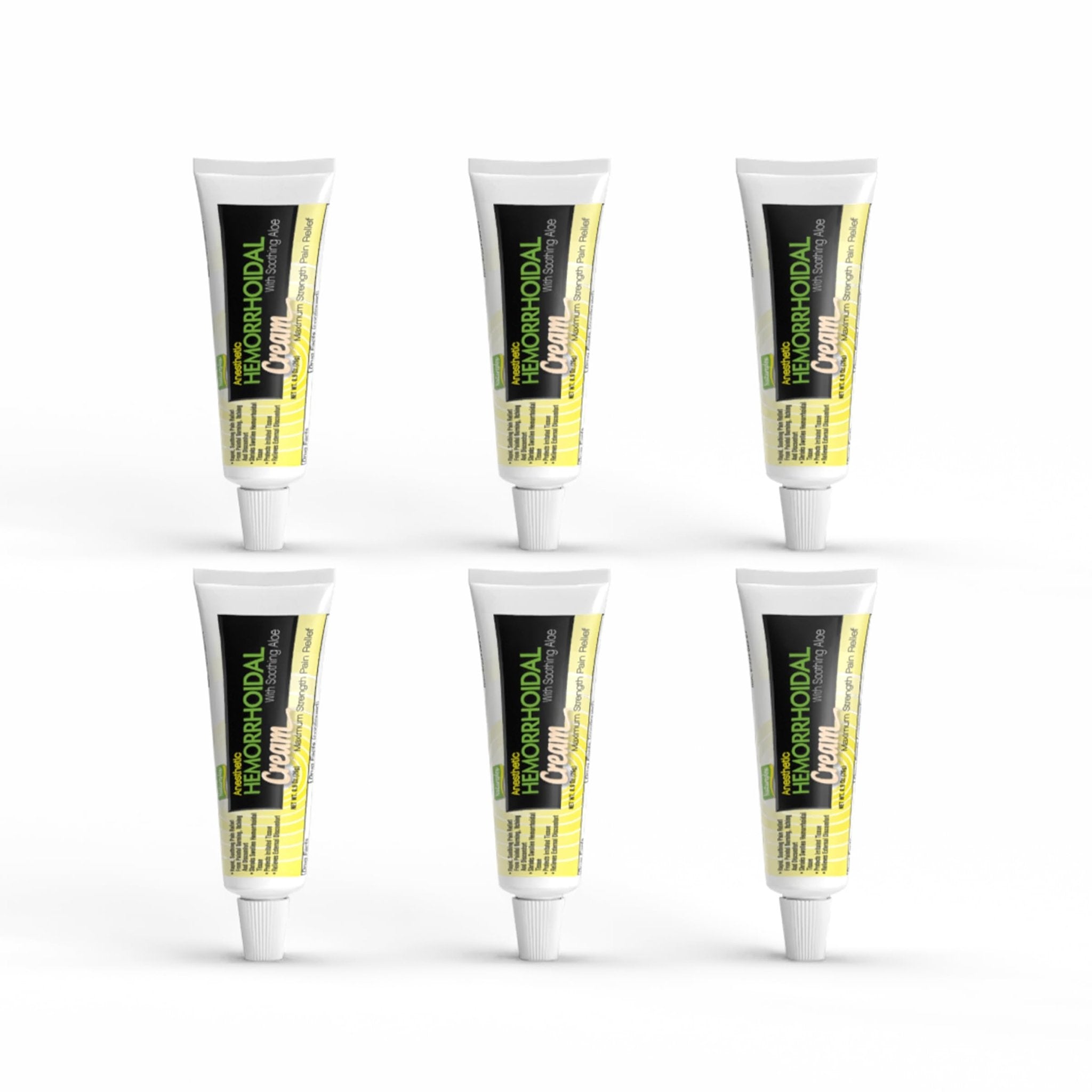 Natureplex Hemorrhoidal Cream for Itching, Burning and Discomfort Relief, 0.9 oz (Pack of 6) - Made in USA - TrustMedUSA