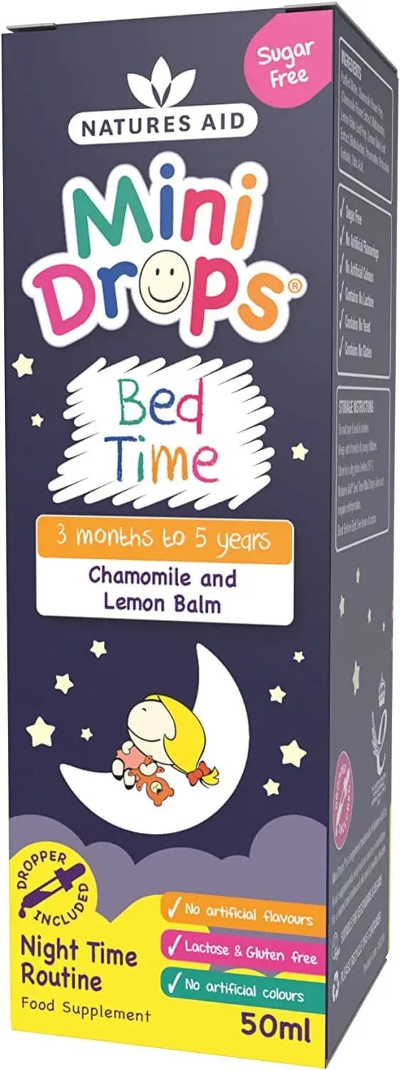 Natures Aid Bed Time Mini Drops for Children 3 Months - 5 Years, 50ml - TrustMedUSA