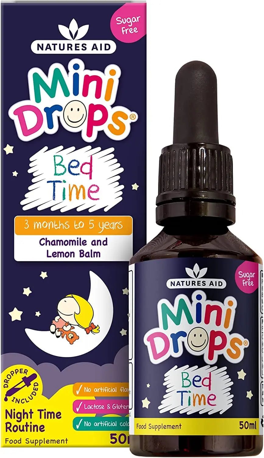 Natures Aid Bed Time Mini Drops for Children 3 Months - 5 Years, 50ml - TrustMedUSA