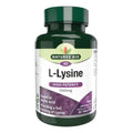 Natures Aid L-Lysine 1000 mg, High Potency Essential Amino Acid, Vegan, 60 Tablets - TrustMedUSA