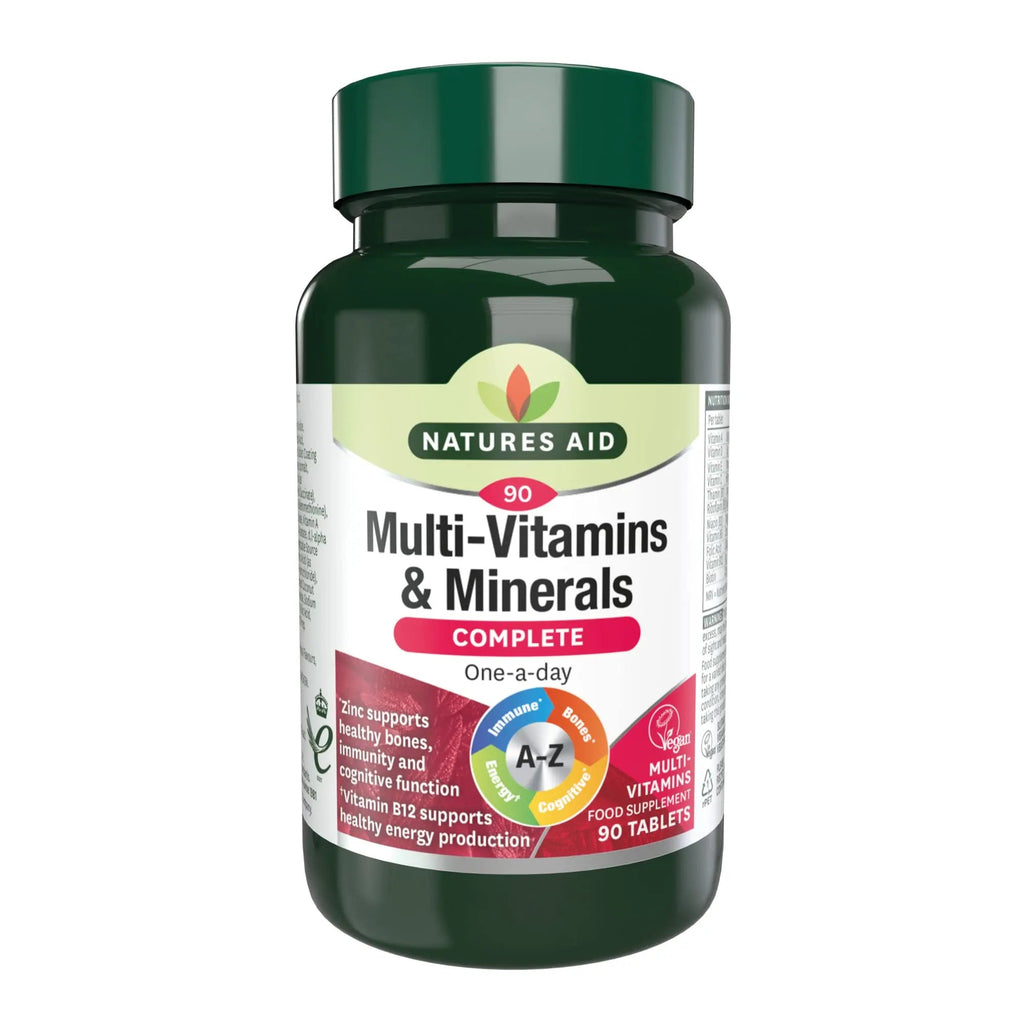 Natures Aid Multivitamins and Minerals, 90 Count (Pack of 1), (Packing may vary) - TrustMedUSA