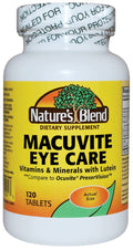 Natures Blend Macuvite Eye Care, 120 tabs Pack of 2 - TrustMedUSA