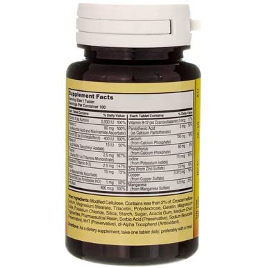 Nature's Blend Multiple Vitamin with Minerals No Iron 100 Tabs - TrustMedUSA