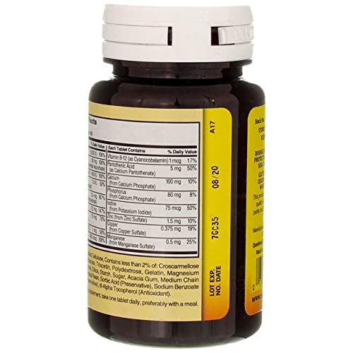 Nature's Blend Multiple Vitamin with Minerals No Iron 100 Tabs - TrustMedUSA