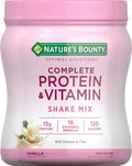 Nature's Bounty Complete Protein & Vitamin Shake Mix with Collagen & Fiber, Contains - TrustMedUSA