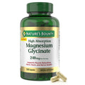 Nature’s Bounty High Absorption Magnesium Glycinate 240 mg for Supporting Muscle Relaxation and Bone, Heart & Nerve Health – Non-GMO, Gluten-Free, Vegetarian, 120 Count/60 Servings - TrustMedUSA