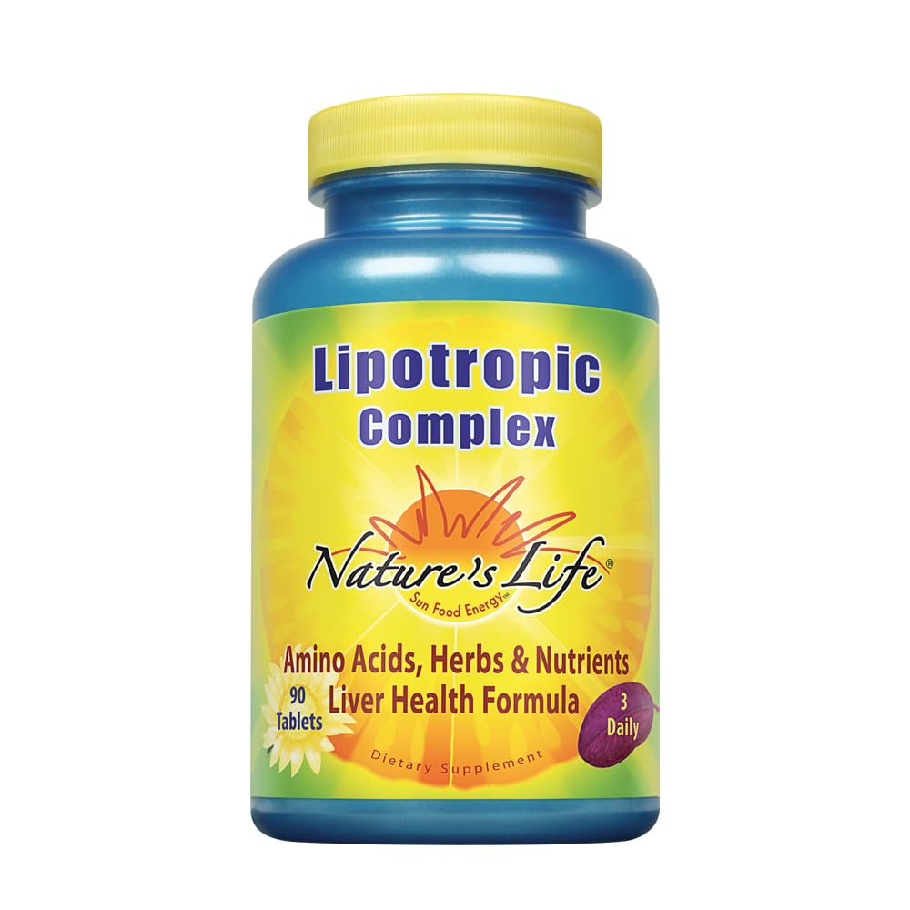 Nature's Life Lipotropic Complex | Comprehensive Support for Healthy Liver Function | with Choline & Inositol | Non-GMO | 90 Vegetarian Tablets - TrustMedUSA