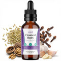 Nature’s NutriWave Cleanest Body – Natural Detox Liquid Supplement with Fennel Seed, Marshmallow Root & Peppermint Oil – Non-GMO, Made in USA, 2 fl. oz.(60ml), 1 Month Supply - TrustMedUSA