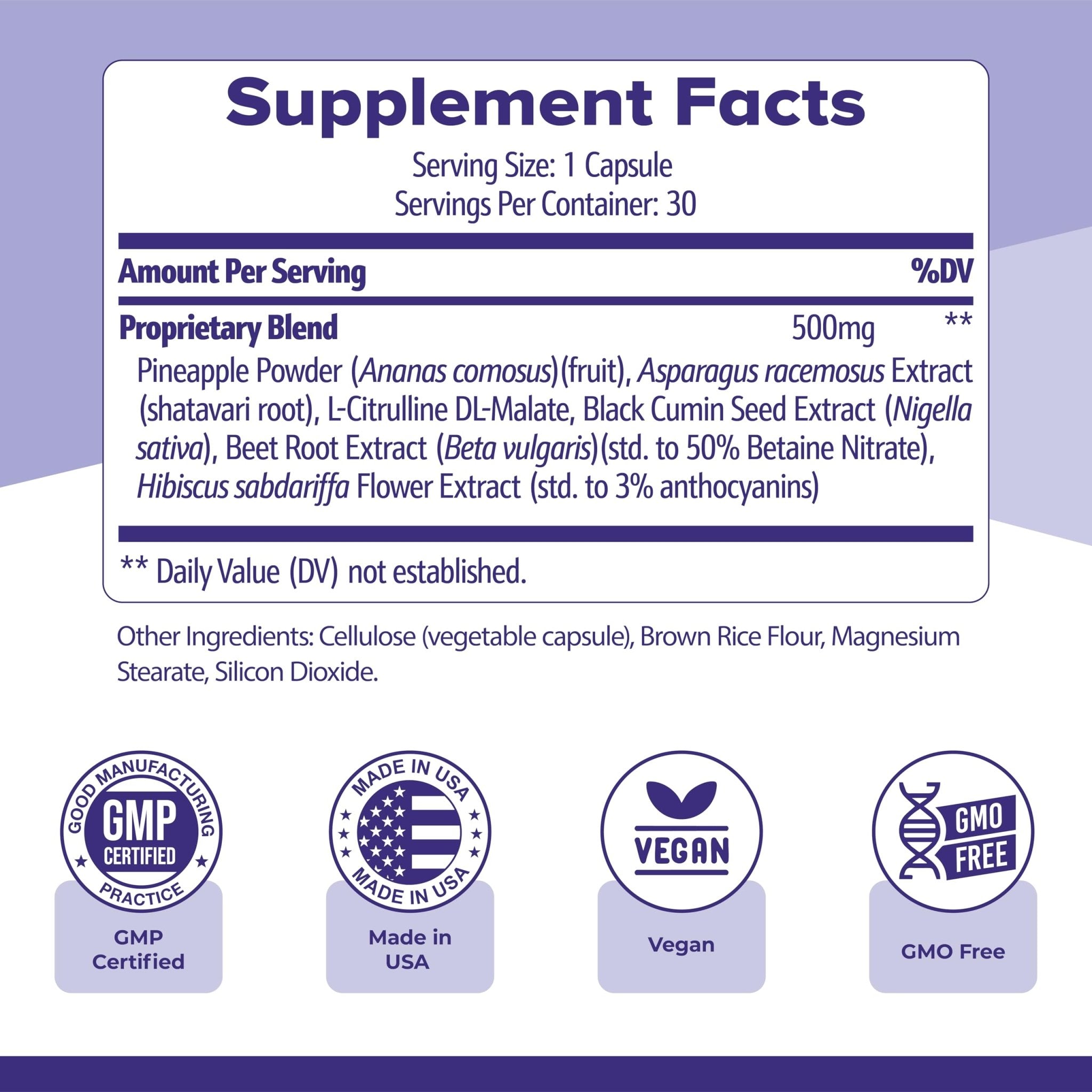 Nature’s NutriWave Flush Factor Plus - Original Formulated FlushFactorPlus for Leg Comfort, 100% Natural Ingredients, Made in USA, No Stimulants | 30 Capsules, 3 Month Supply - TrustMedUSA
