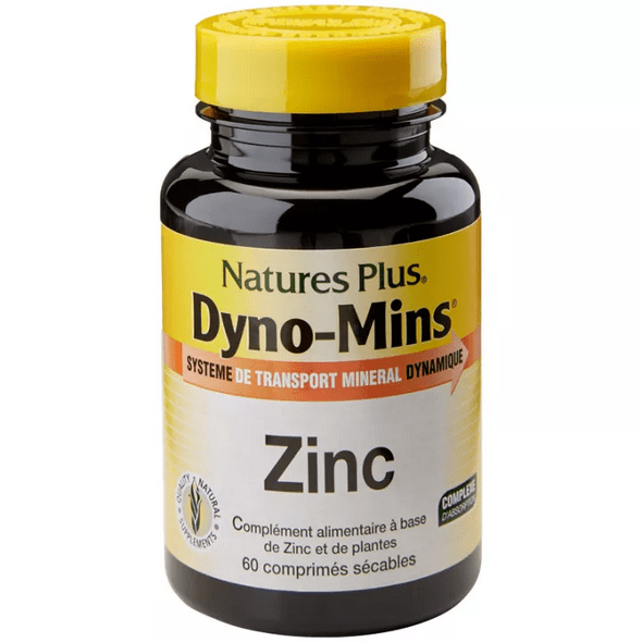 Natures Plus Dyno Mins Zinc 15 mg chelated tablets - TrustMedUSA