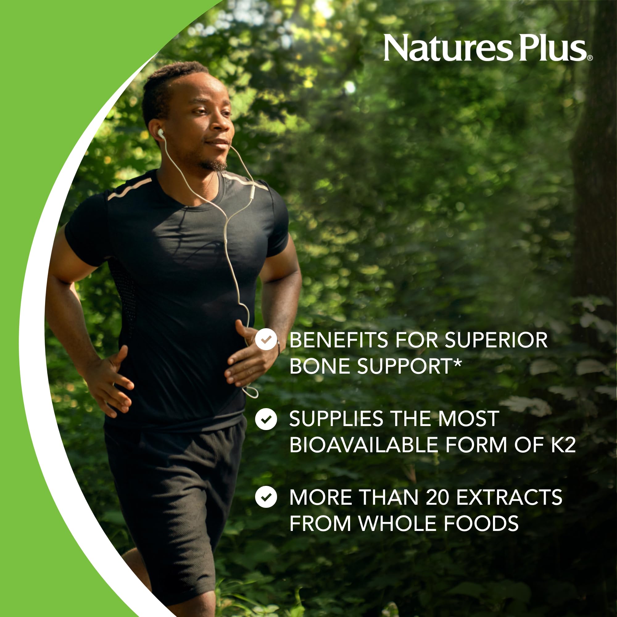 Nature's Plus Sol Garden Vit K2 120 mcg V Capsules, 60 Count - TrustMedUSA