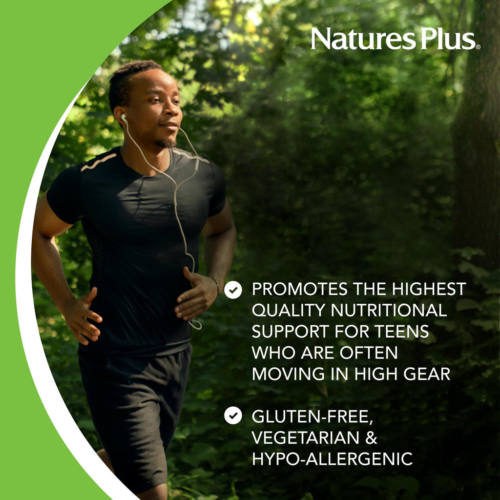 Natures Plus Source of Life Adult’s Chewable, Apple Cinnamon - 90 Wafers, Pack of 2 - Multi-Vitamin & Mineral Supplement - Gluten Free, Vegetarian - 90 Total Servings - TrustMedUSA