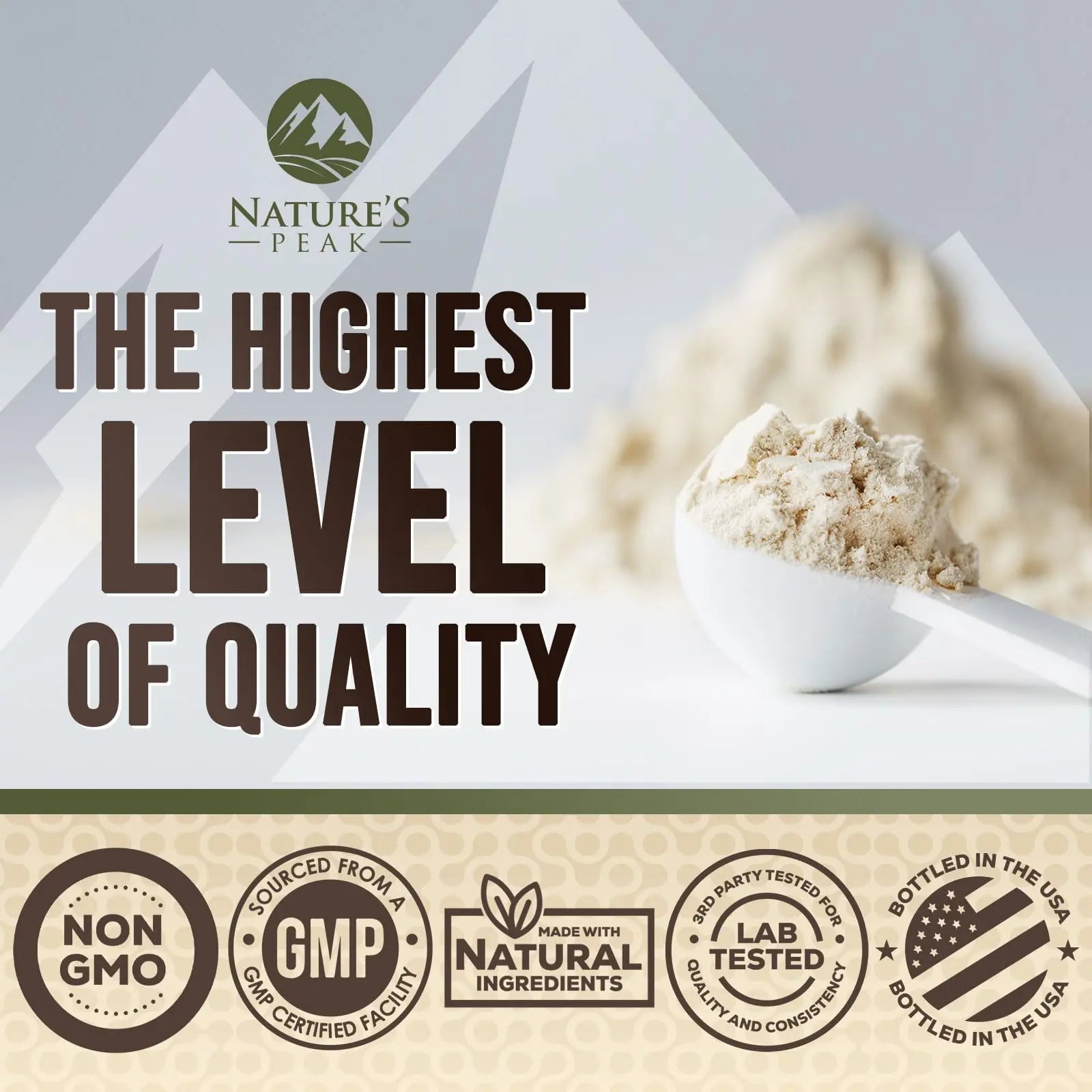 Nature's Protein Powder, 100% Whey Protein Powder Isolate, Immune Support, BCAAs - TrustMedUSA