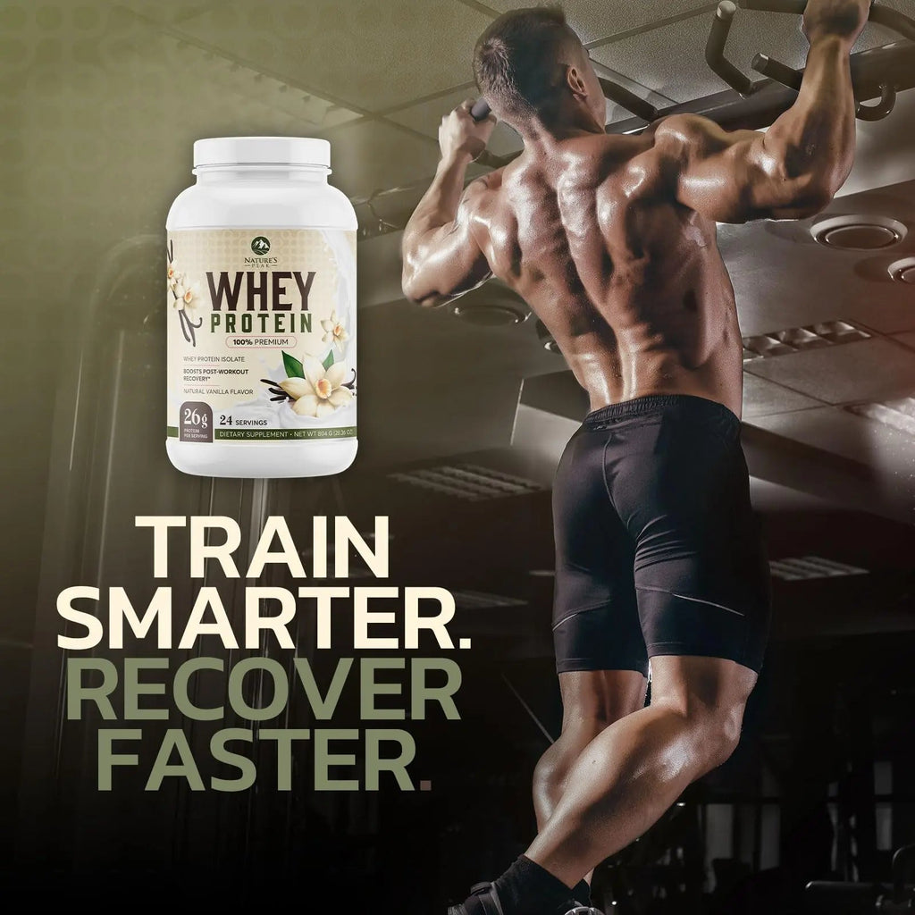 Nature's Protein Powder, 100% Whey Protein Powder Isolate, Immune Support, BCAAs - TrustMedUSA