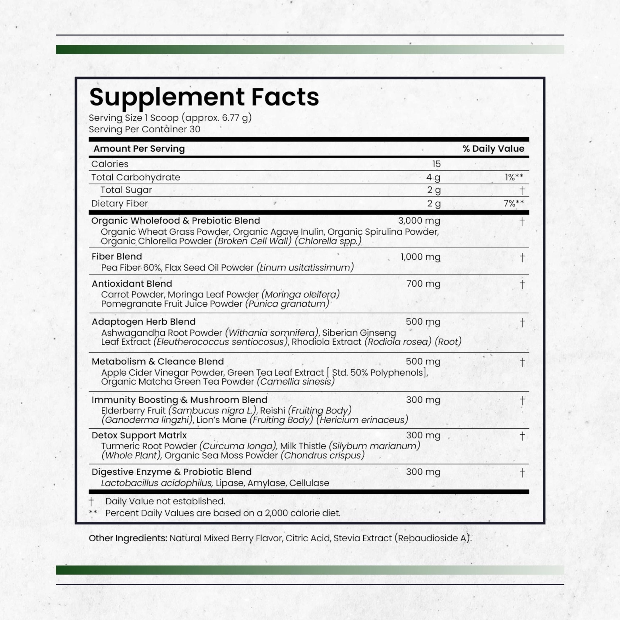 Nature's Pure Blend Super Greens Powder – Organic Greens Superfood Powder Supplements for Green Juice & Smoothie – Probiotic - Drink Mix for Energy Wellness and Digestion (Matcha Flavor, 30 Servings) - TrustMedUSA