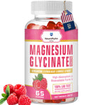 Nature‘s Rhythm Magnesium Gummies 500mg - 65 Ct | Magnesium Glycinate Supplements for Relaxation, Stress Relief, and Sleep for Adults & Kids Tasty and Tangy Raspberry Flavor - TrustMedUSA