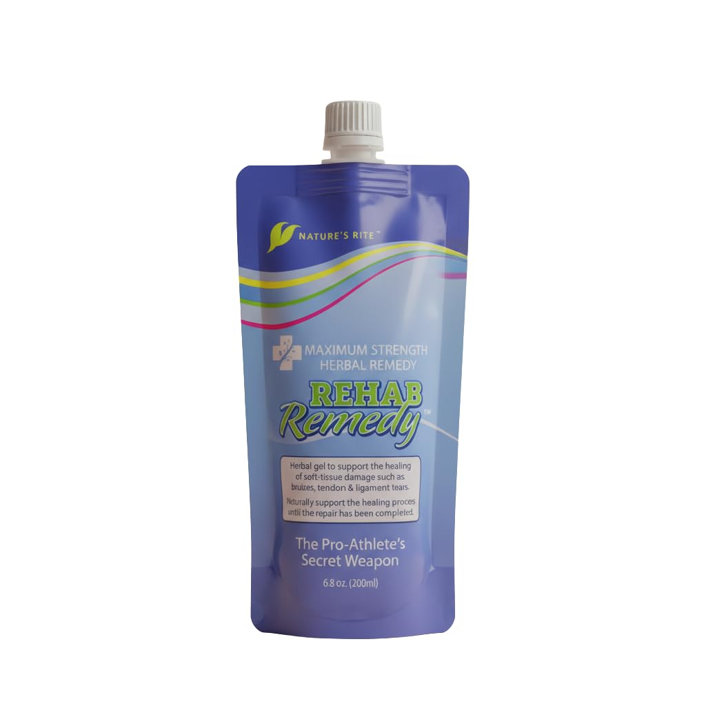 Nature's Rite Rehab Remedy Gel, 6.8 OZ (200ML), Soothing, Fast Acting, Non-Greasy Muscle Relief with Natural Ingredients - TrustMedUSA