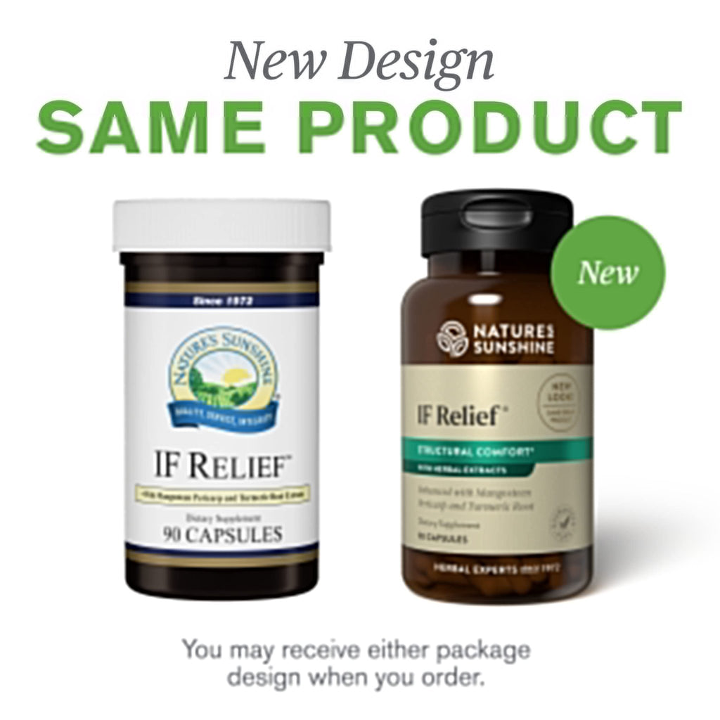 Nature's Sunshine IF Relief, 90 Capsules | Powerful Combination of Herbs That May Support The Body's Natural Process for Dealing with Muscle Pain Following Exercise - TrustMedUSA