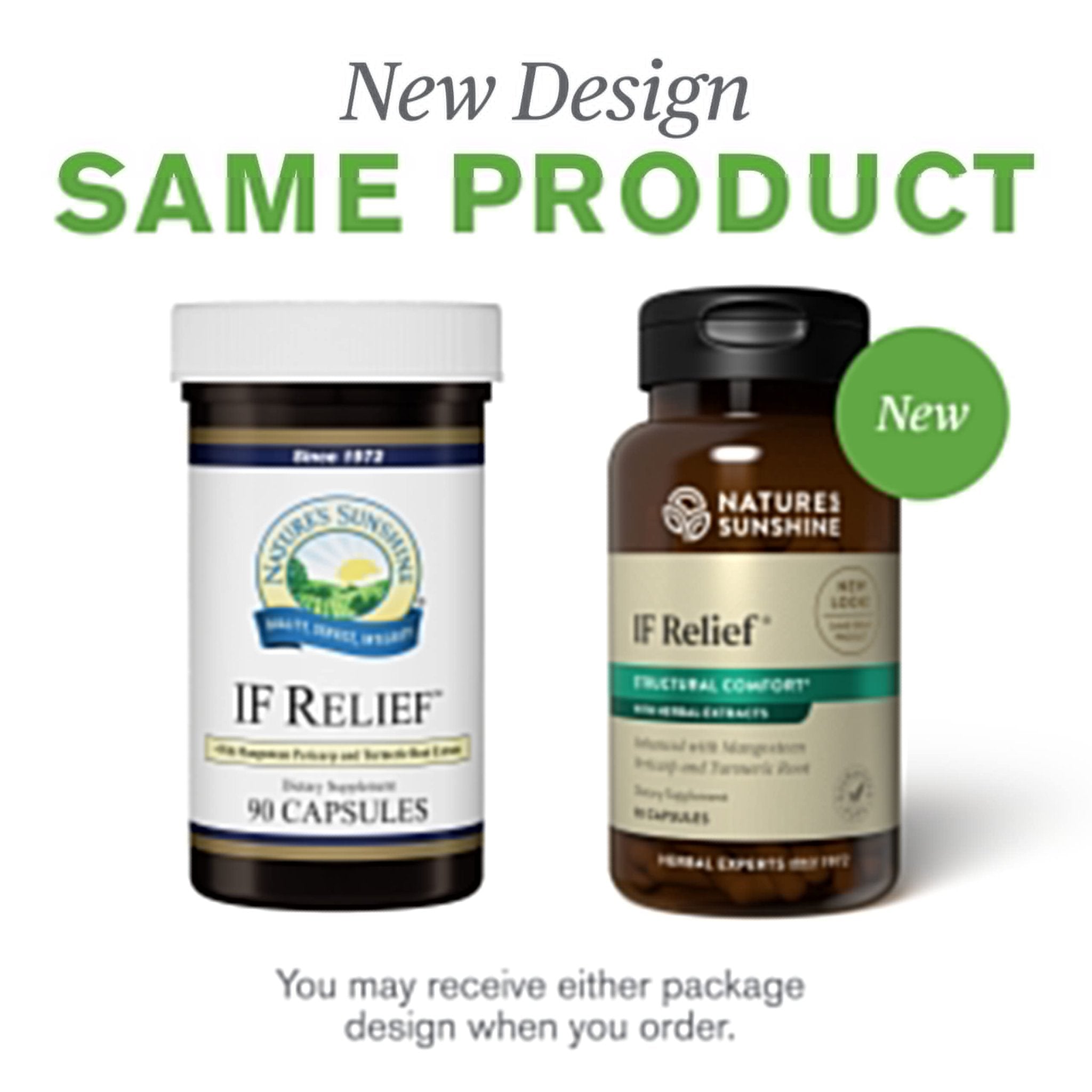Nature's Sunshine IF Relief, 90 Capsules | Powerful Combination of Herbs That May Support The Body's Natural Process for Dealing with Muscle Pain Following Exercise - TrustMedUSA