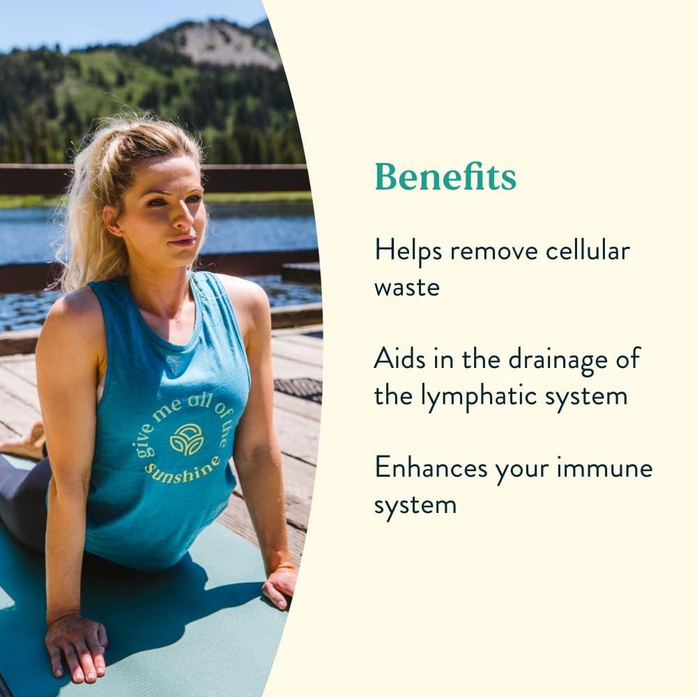 Nature's Sunshine Lymphatic Drainage, 2 Fl. Oz | Lymphatic Drainage Supplement Promotes The Efficient Drainage of The Lymphatic System to Promote Overall Health - Maple Wellness Supplements