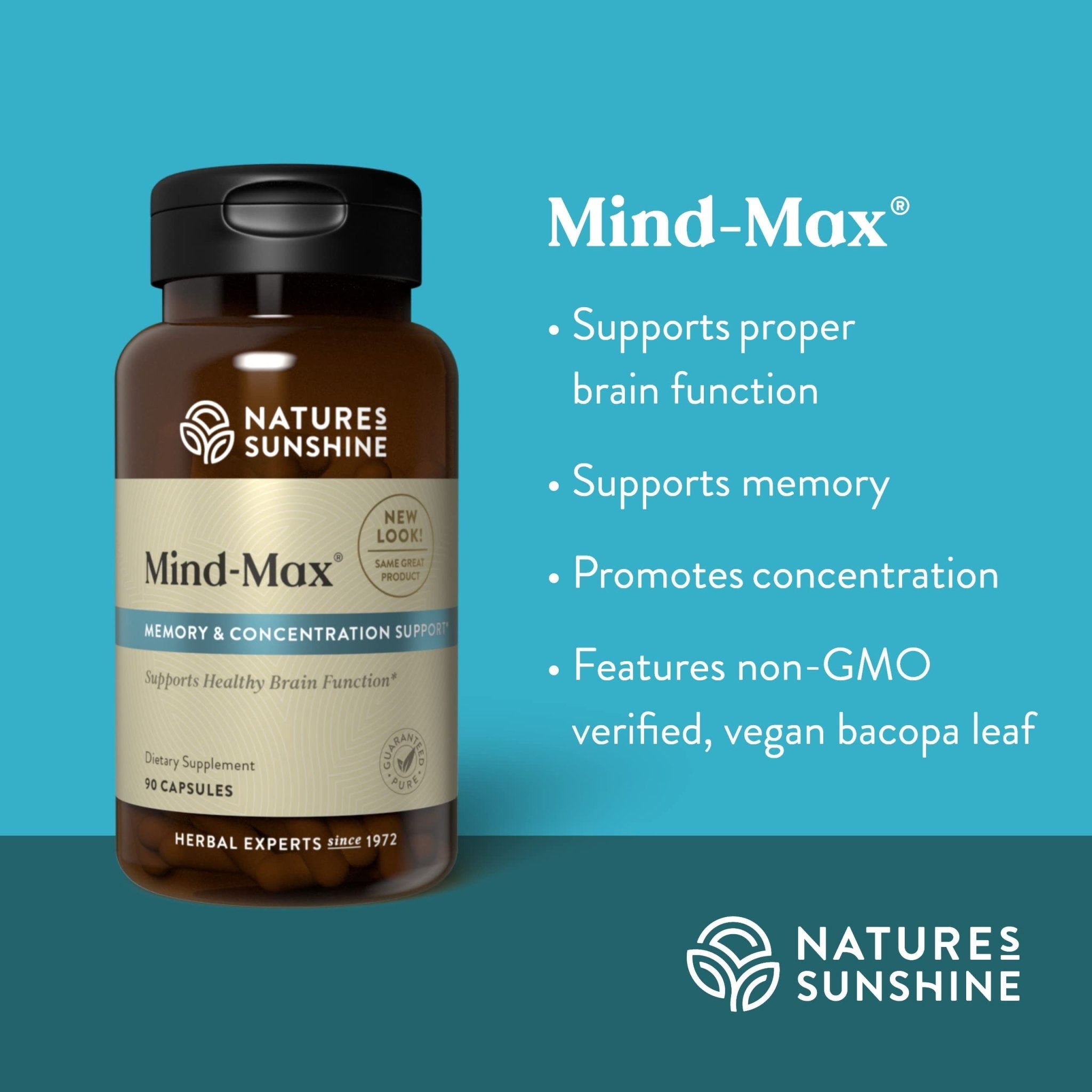 Nature's Sunshine Mind-Max 90 Capsules - TrustMedUSA