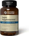 Nature's Sunshine Super Supplemental: Complete Multivitamin with Minerals, Antioxidants & More for Nutritional Gaps, Overall Health, Immune & Energy Support. 120 Tabs - TrustMedUSA