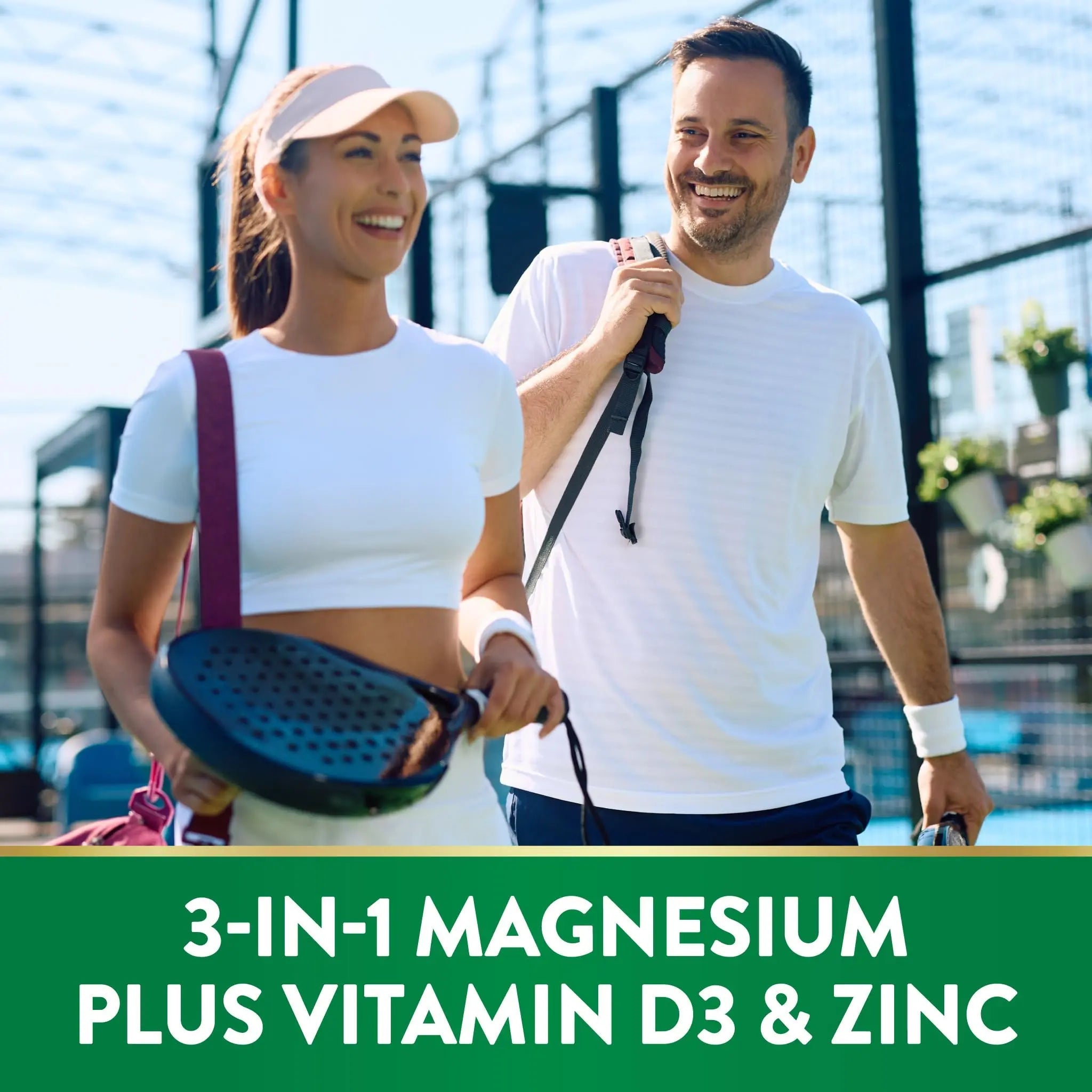 Nature's Truth Triple Magnesium Complex Supplement | 60 Capsules | Glycinate, Citrate & Malate | with D3 & Zinc | Vegetarian, Non-GMO, & Gluten Free - TrustMedUSA