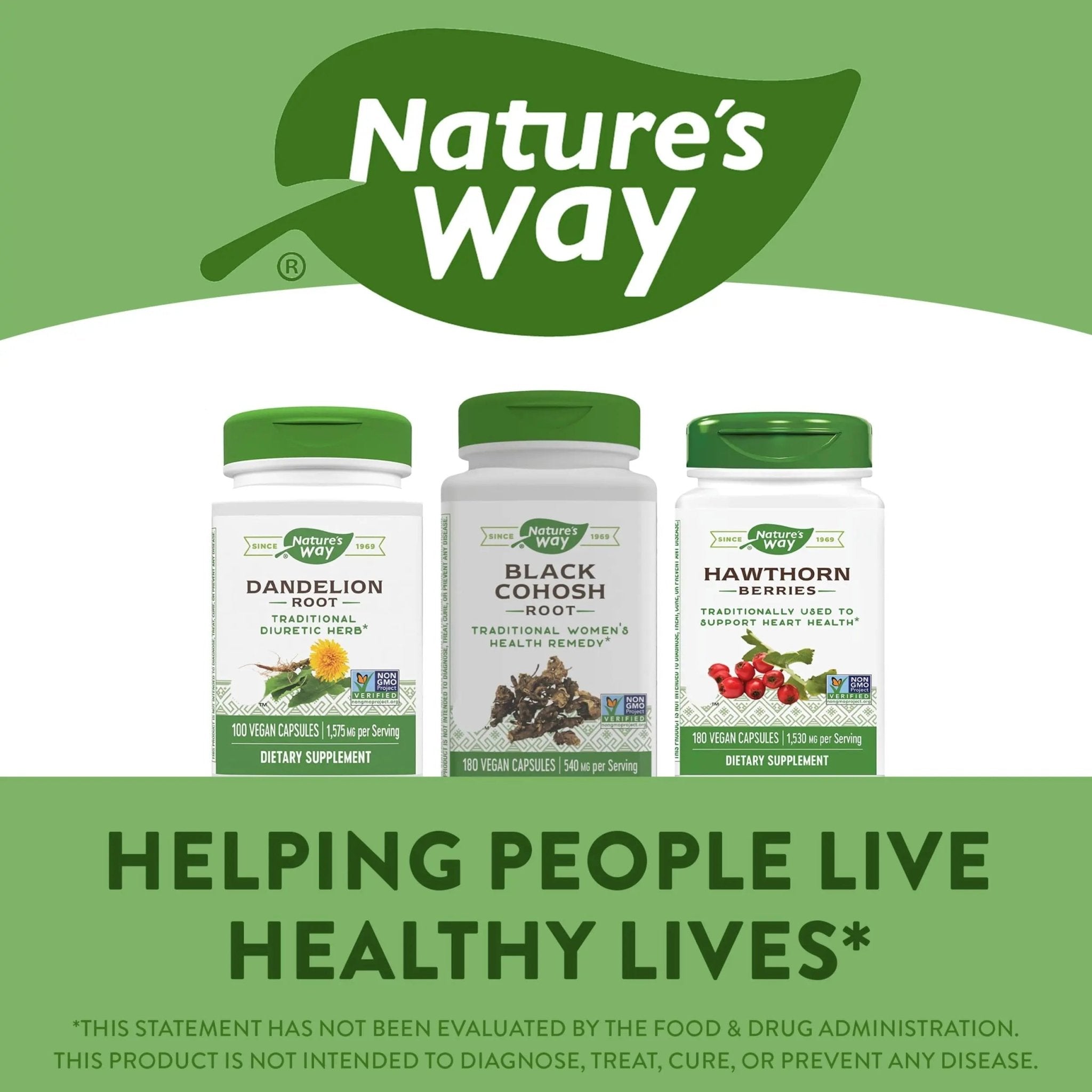Nature's Way Black Cohosh Root, Traditional Support for Women's Health*, 540 mg - TrustMedUSA