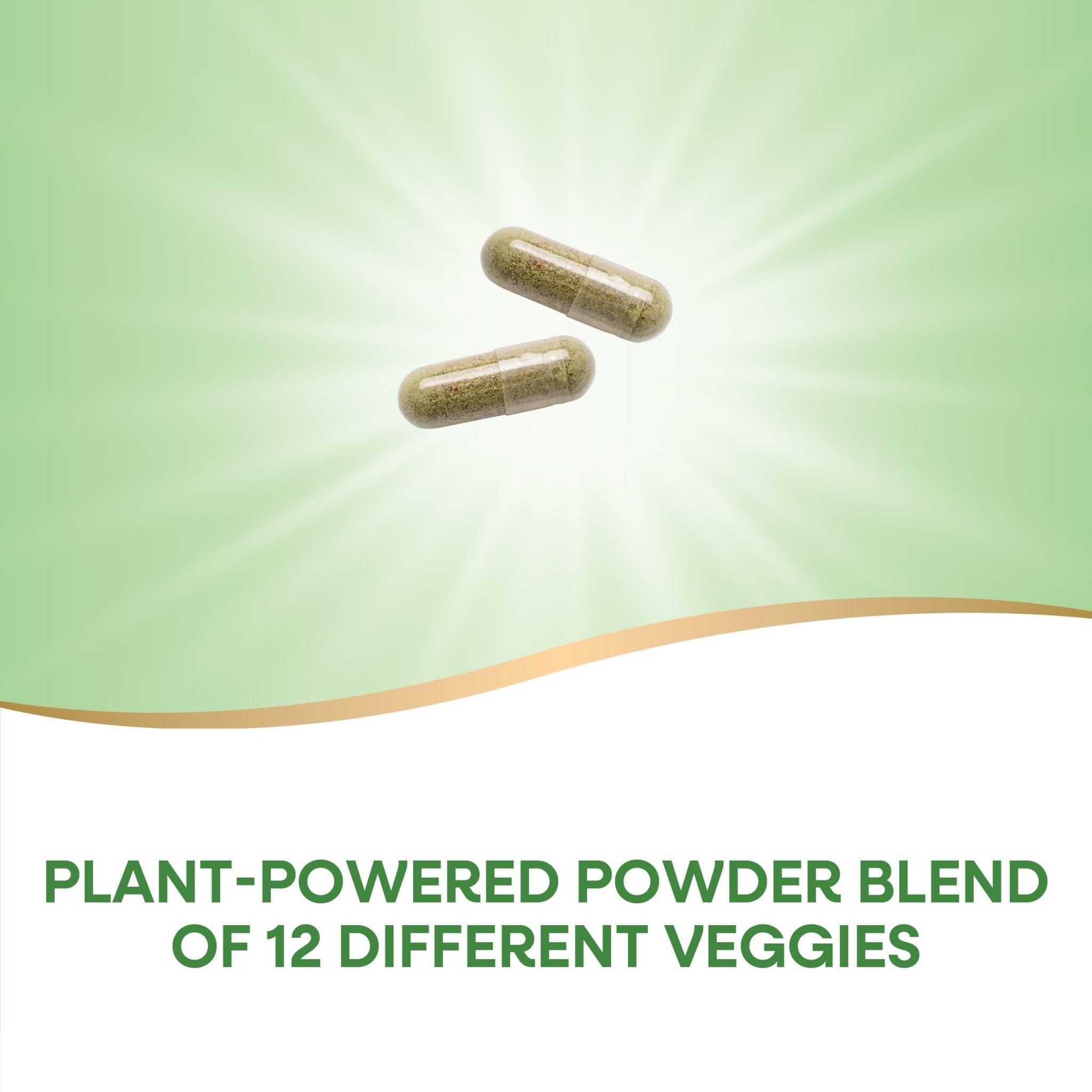 Nature's Way Garden Veggies, Veggie Powder Blend, 900 mg per 2-Capsule Serving, 60 Vegan Capsules - TrustMedUSA