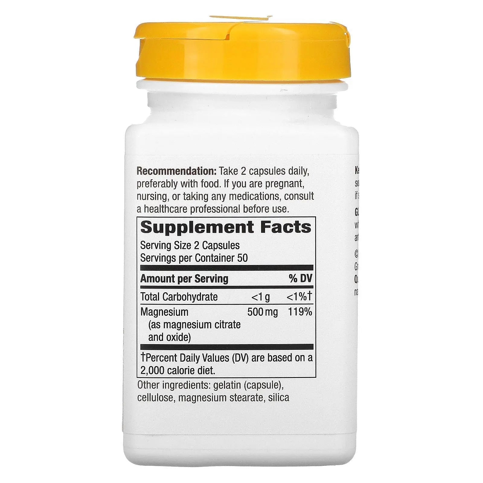Natures Way Magnesium Complex, 100 ct - TrustMedUSA
