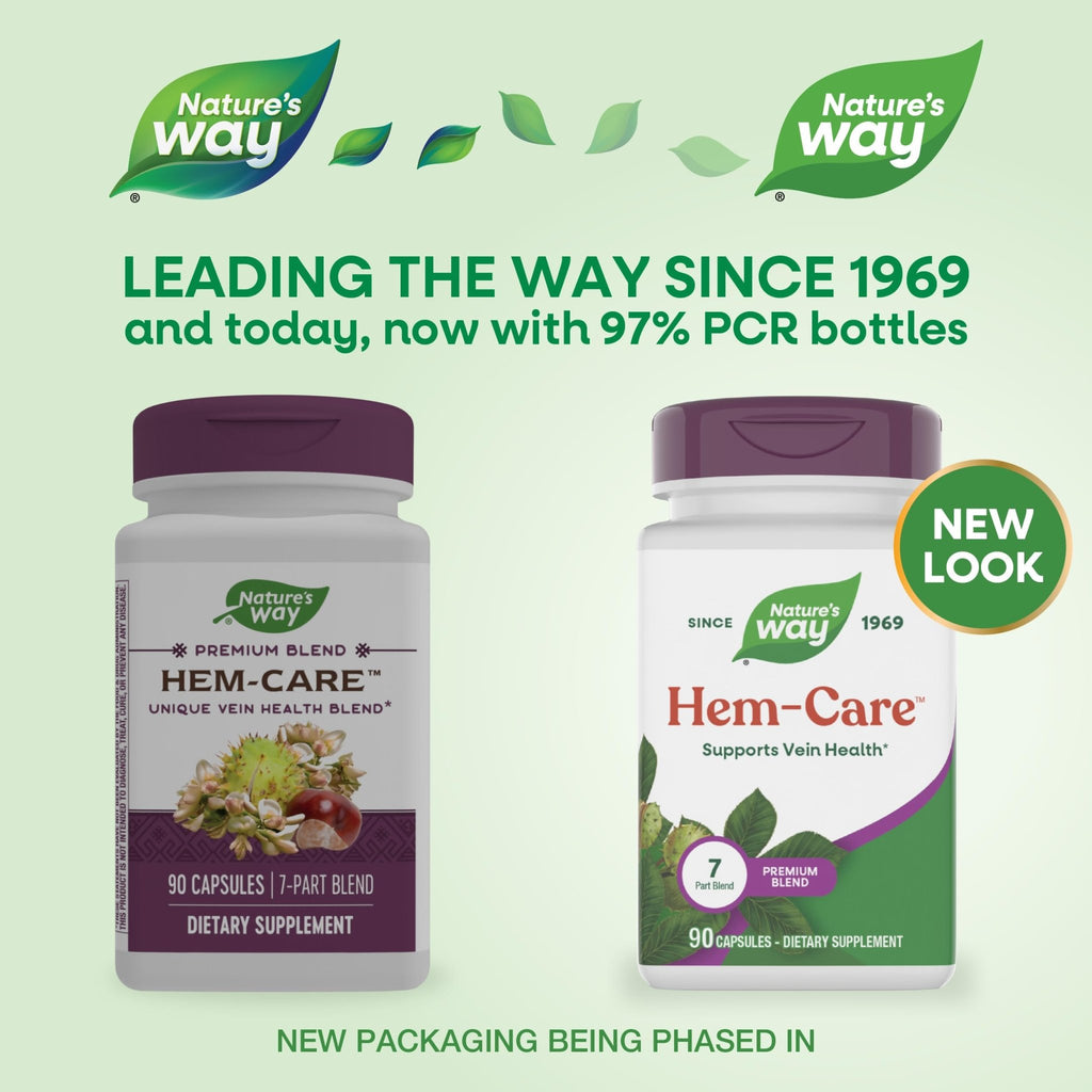 Nature's Way Premium Hem-Care, Unique Vein Health Blend*, 90 Capsules - TrustMedUSA