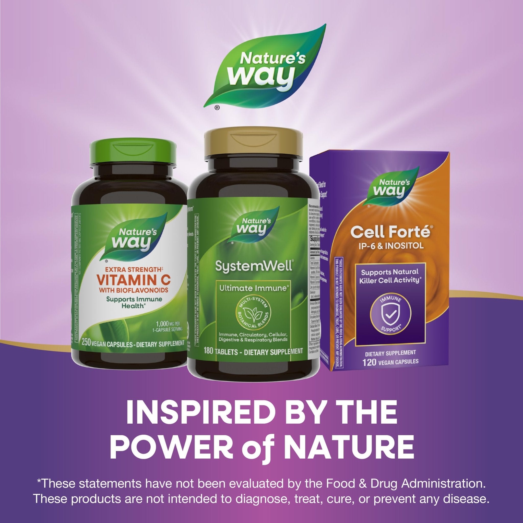 Nature's Way Systemwell Ultimate Immune* with Vitamins C, A, D, Zinc, & Selenium, Multi-System Botanical Blends Including Immune, Respiratory, Digestive & Circulatory, 180 Tablets (Packaging May Vary) - TrustMedUSA