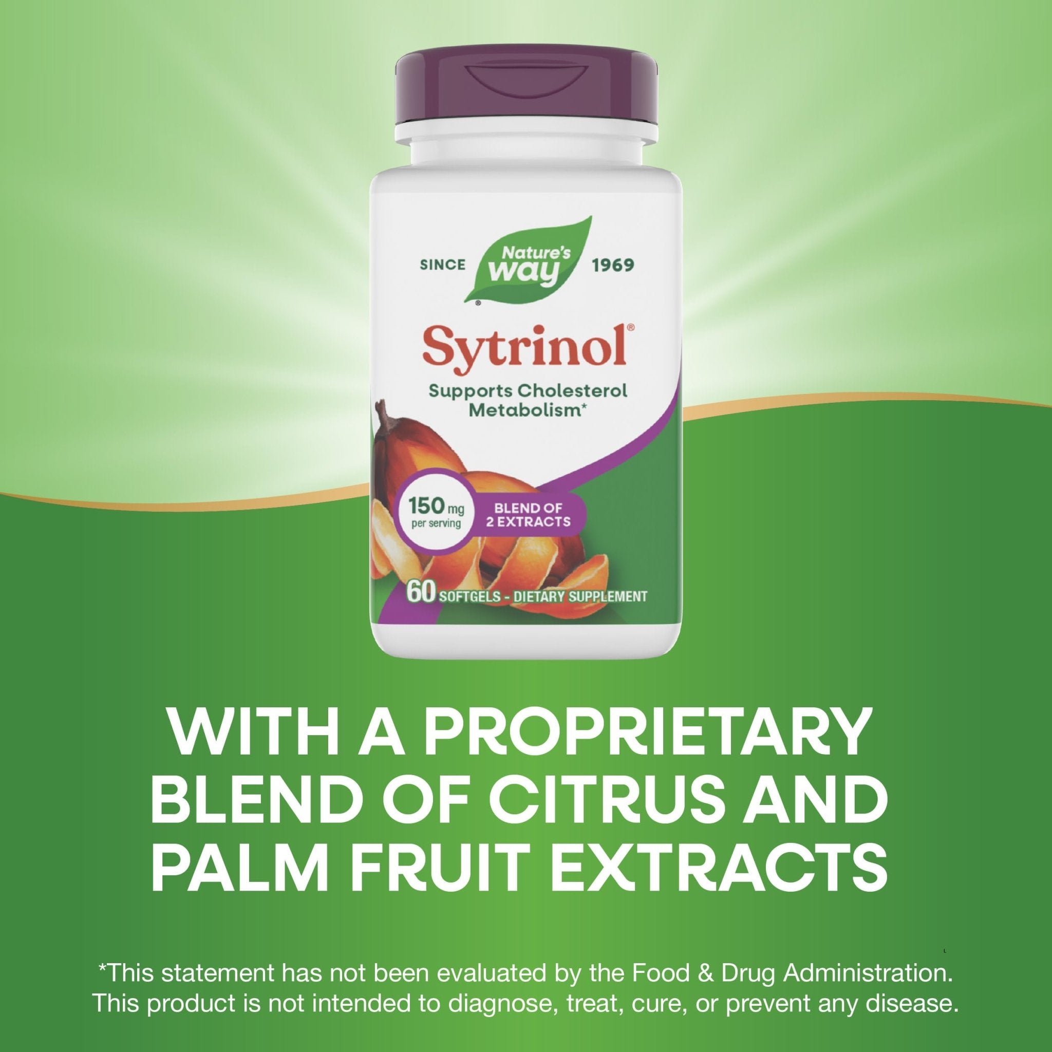 Nature's Way Sytrinol Cholesterol Control; Premium Blend; 60 Softgels - TrustMedUSA