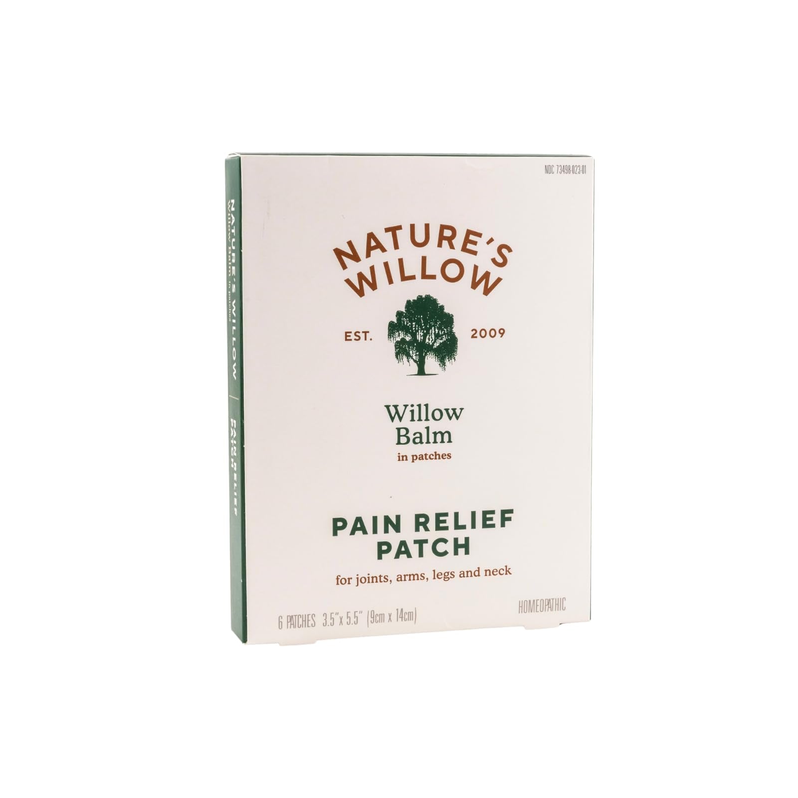 Nature's Willow Relief Patches – Fast-Acting, Plant-Based Topical Solution to Help with Sore Muscles & Joints | 6 Patches per Pack | 1-Pack - TrustMedUSA