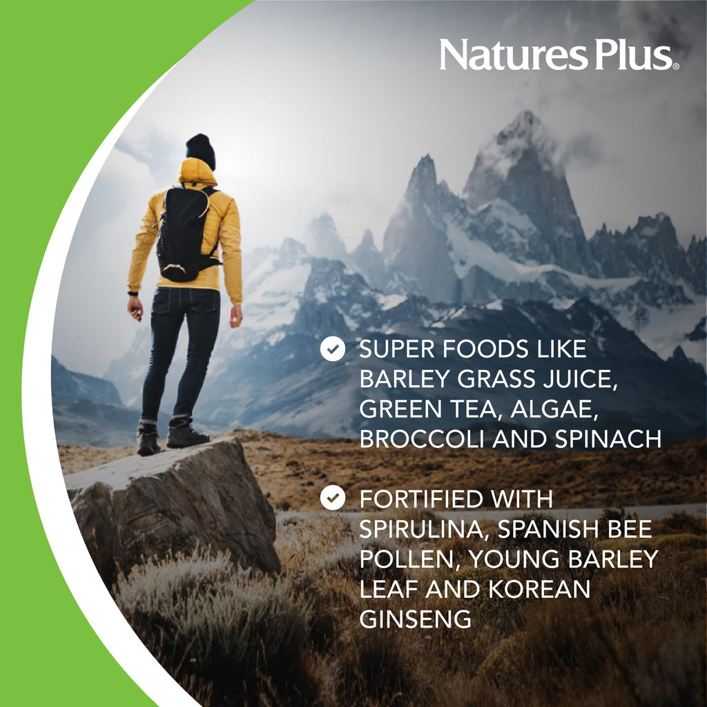 NaturesPlus FRUITEIN Revitalizing Green Foods Shake - 1.3 lbs - Plant-Based Protein (13g/Serving) - Supports Energy & Immune System - Vegetarian, Gluten Free & Non-GMO - 16 Servings - TrustMedUSA