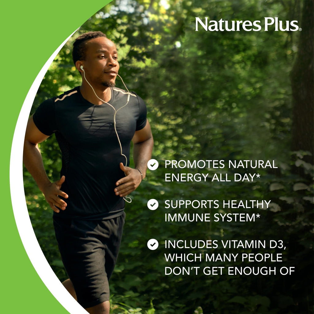 NaturesPlus Source of Life - 180 Capsules - Multivitamin & Mineral Supplement - Supports Natural Energy & Overall Well-Being - Gluten Free, Vegetarian - 20 Servings - TrustMedUSA