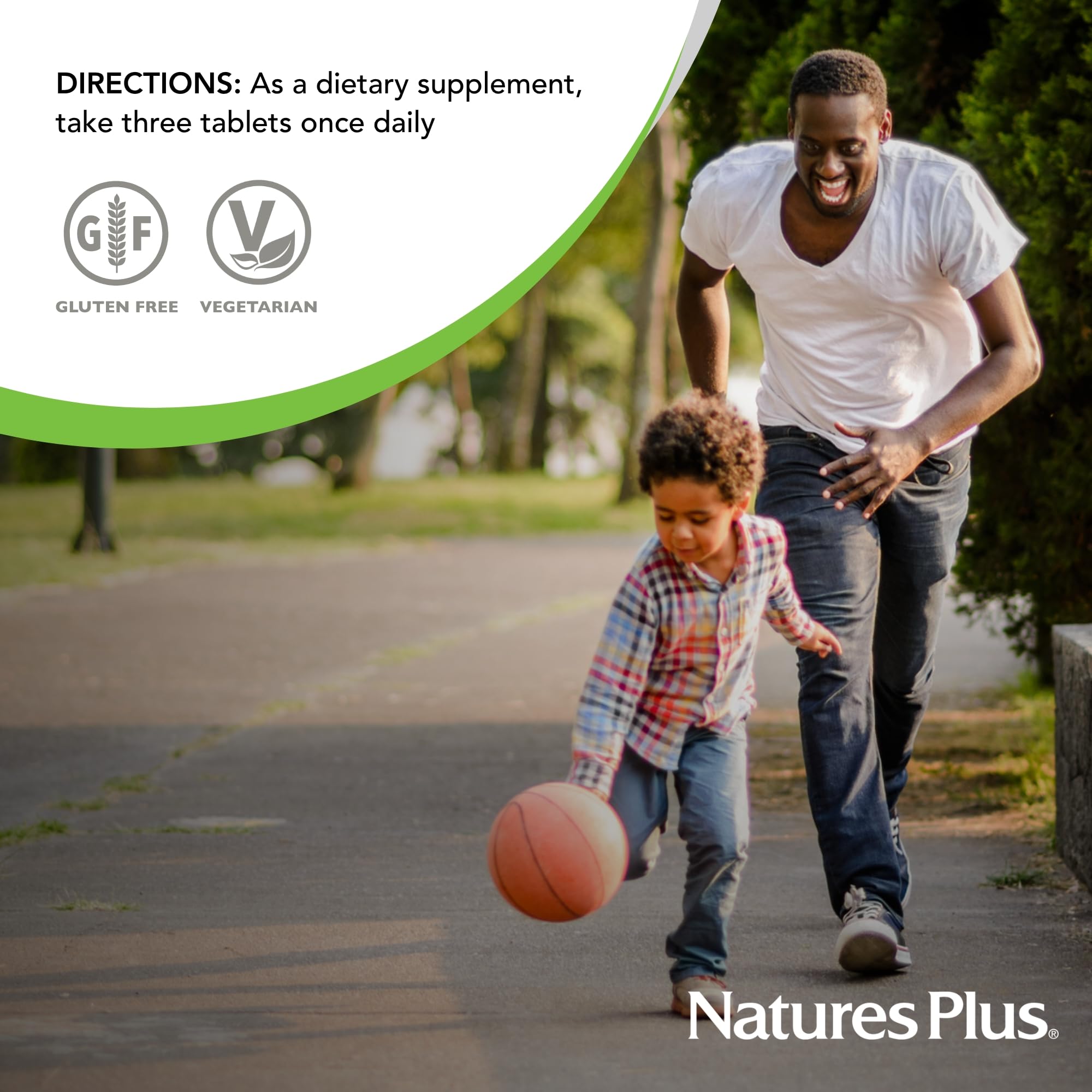 NaturesPlus Source of Life - 90 Tablets - Multivitamin & Mineral Supplement with Concentrated Whole Foods - Gluten Free, Vegetarian - 30 Servings - TrustMedUSA
