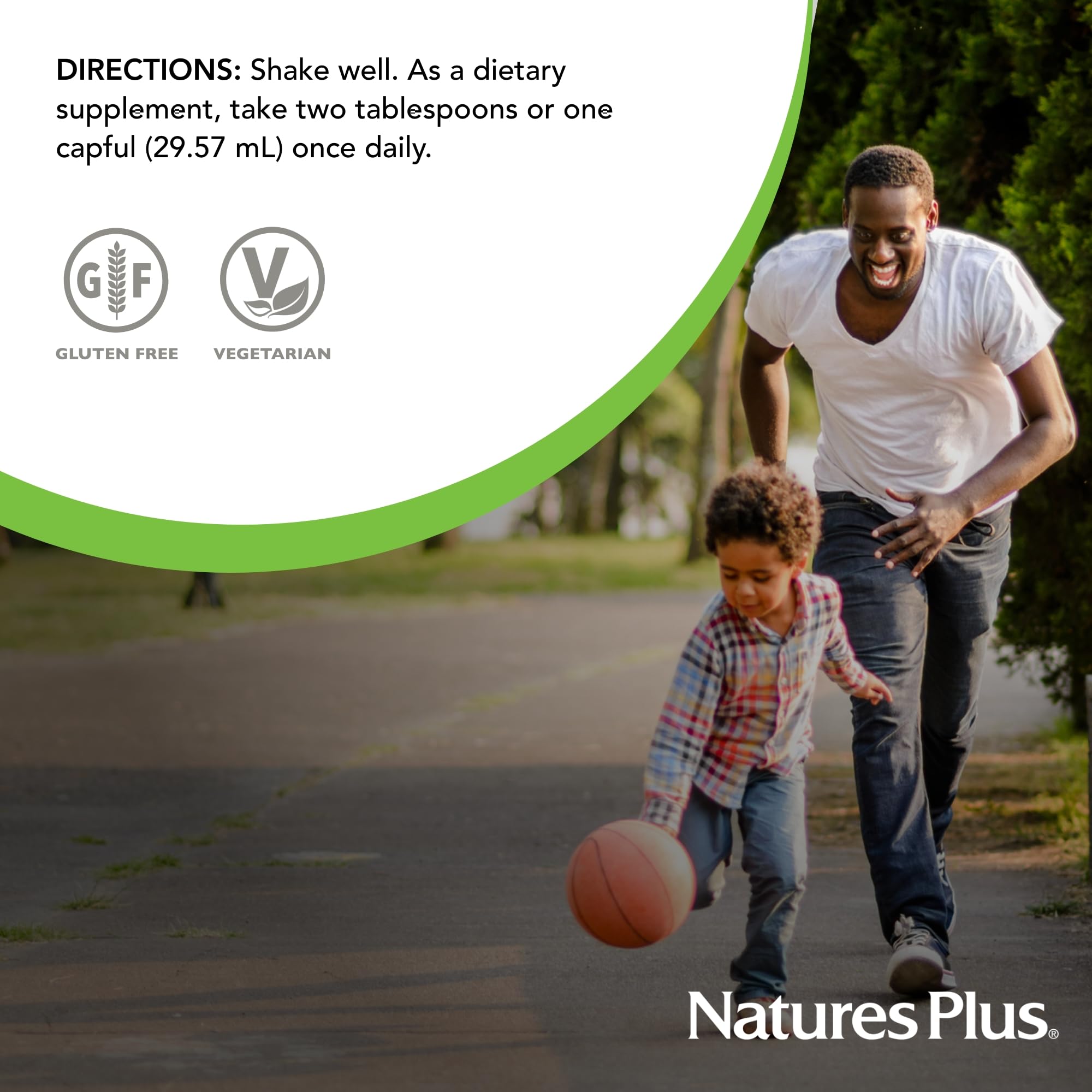 NaturesPlus Source of Life Liquid, Tropical Fruit - 8 fl oz - Multivitamin & Mineral Supplement - Gluten Free, Vegetarian - 8 Servings - TrustMedUSA